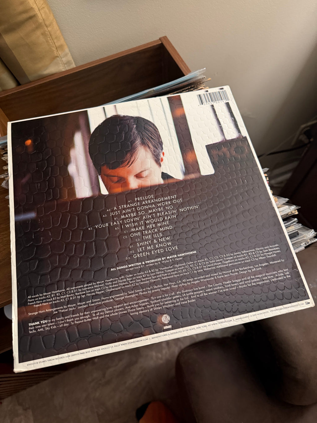 MAYER HAWTHORNE — A STRANGE ARRANGEMENT  (LP, VG+/VG)