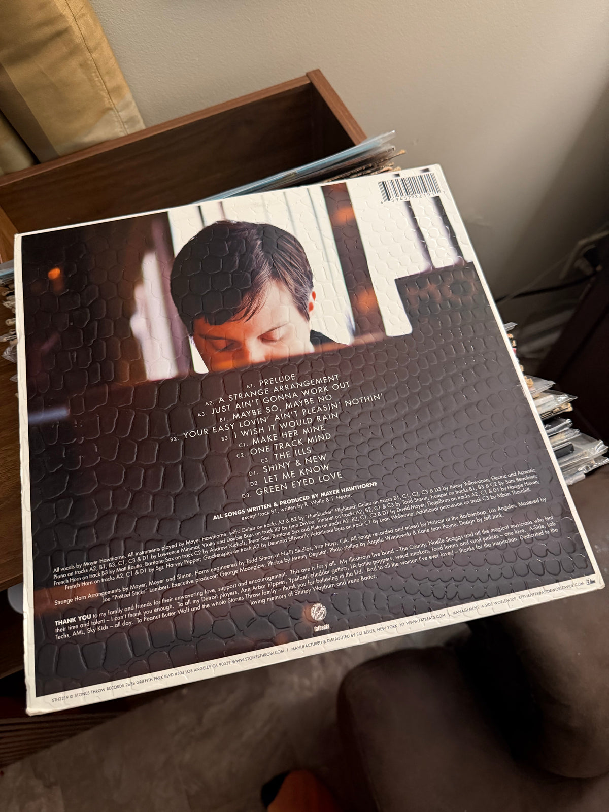 MAYER HAWTHORNE — A STRANGE ARRANGEMENT  (LP, VG+/VG)